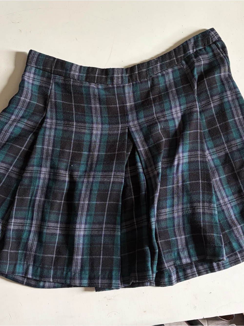Urban Outfitters Plaid Pleated Mini Skirt - 8